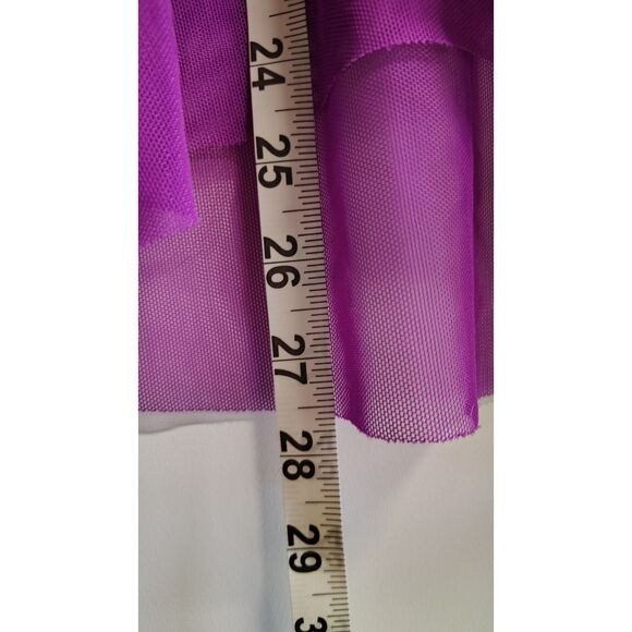 Jennifer Lopez XL Women's Purple Sleeveless Flowy Mesh Tank - Picture 6 of 6